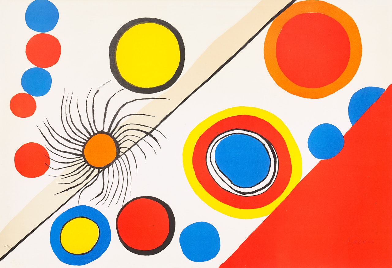 ”Nid d"aragnie” (”Spider"s Nest”) by Alexander Calder