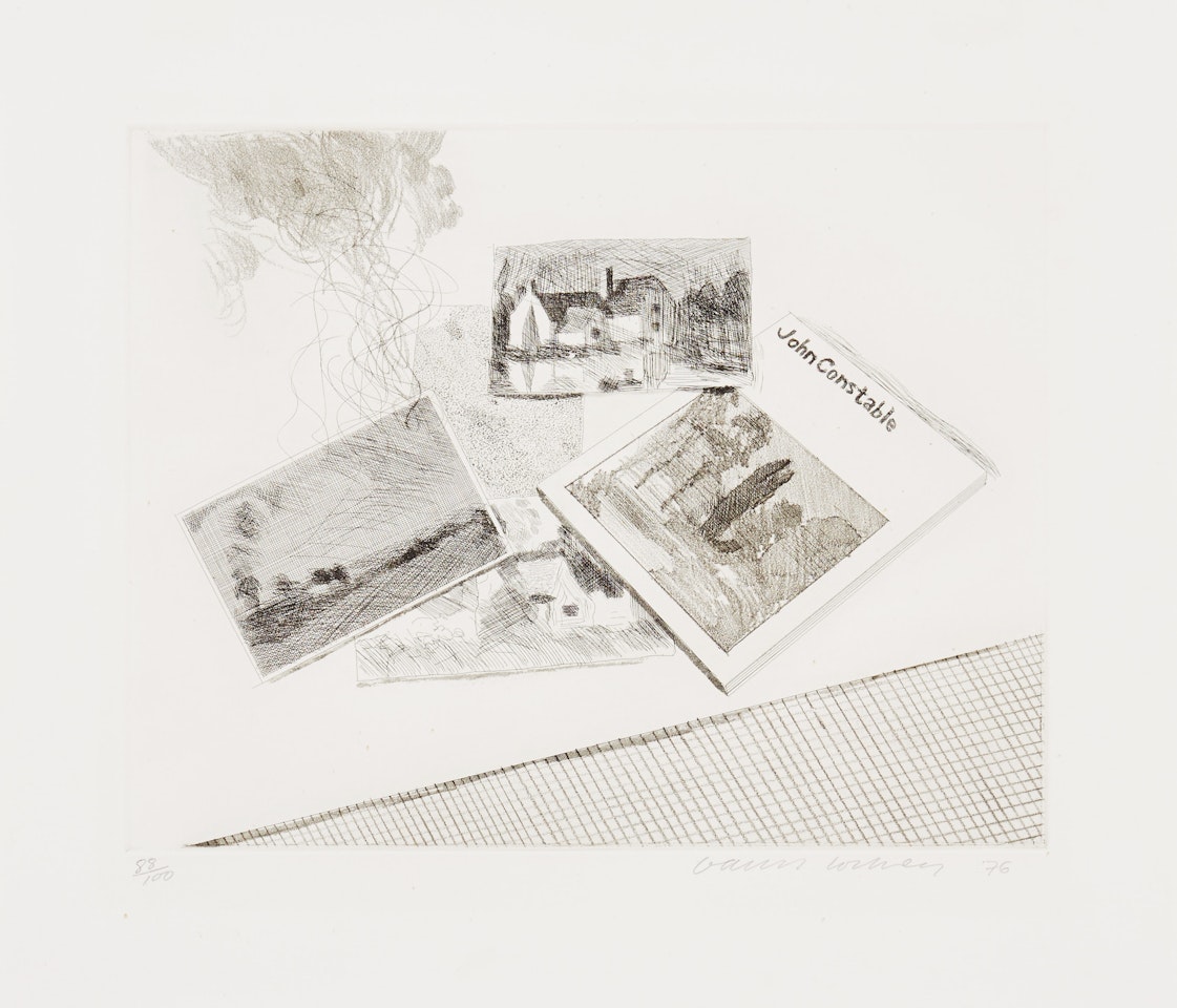 ”For John Constable” by David Hockney
