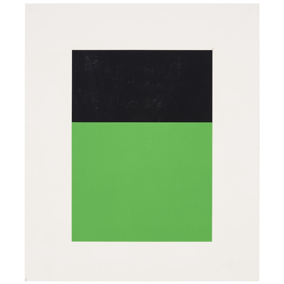 Black Green by Ellsworth Kelly