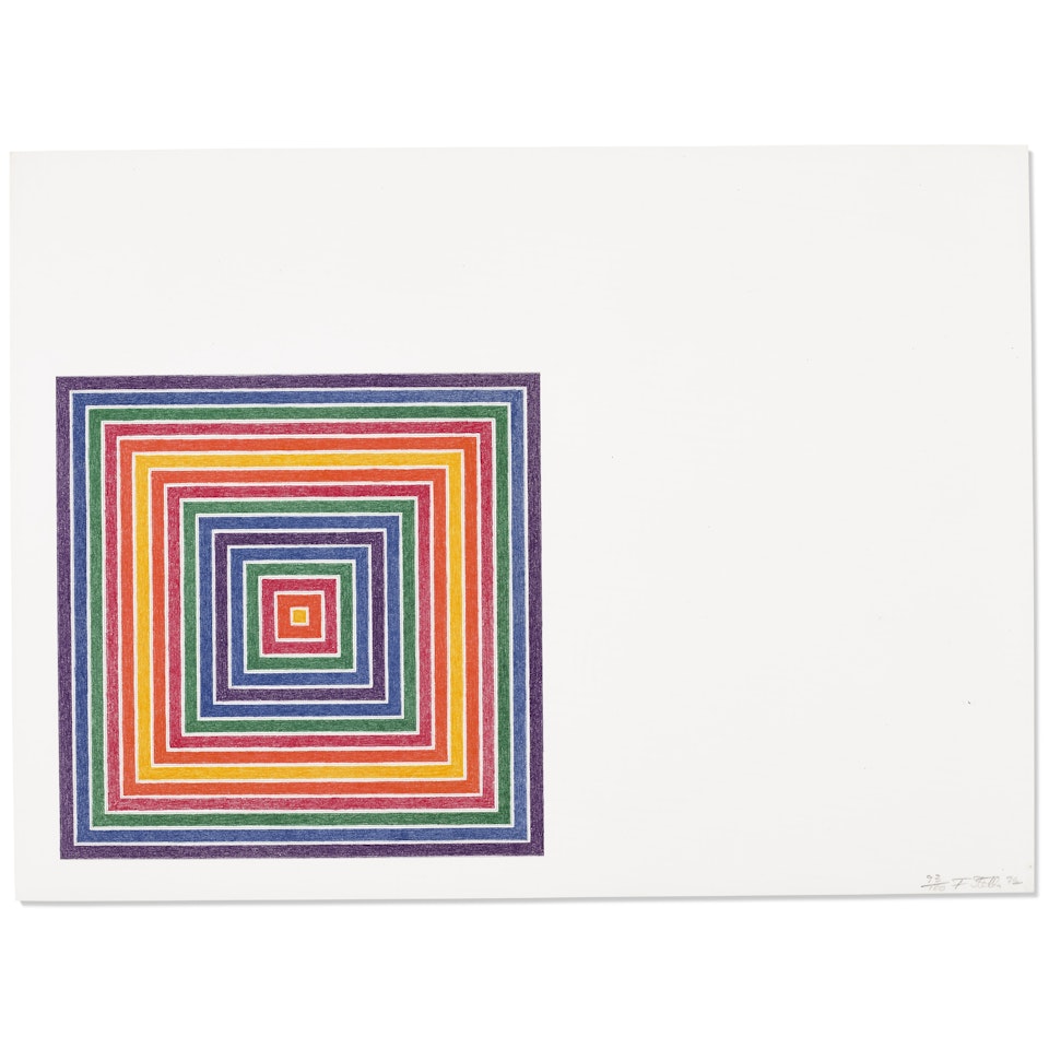 Honduras Lottery Co., from Multicolored Squares I by Frank Stella