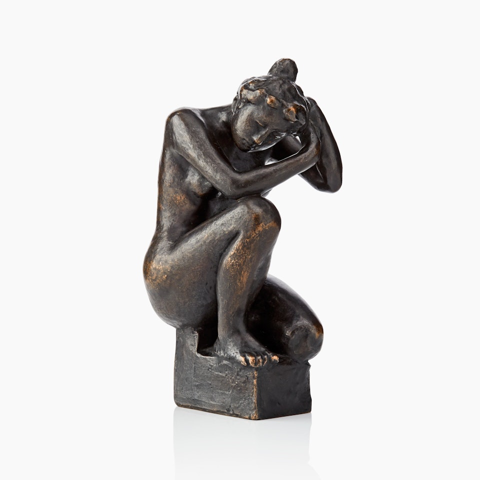 Jeune fille accroupie by Aristide Maillol