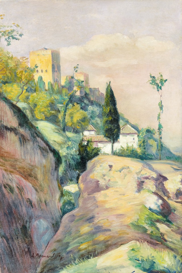 Landscape from Aix-en-Provance by Emile Bernard