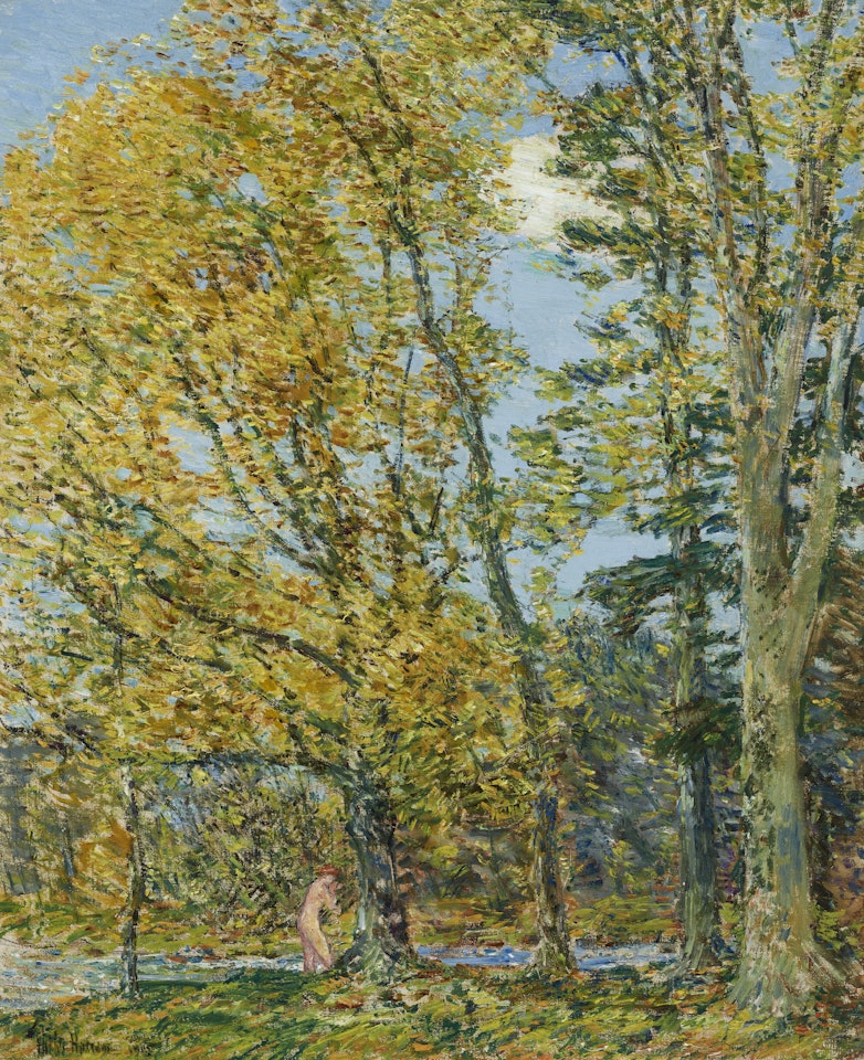 The Bather by Childe Hassam