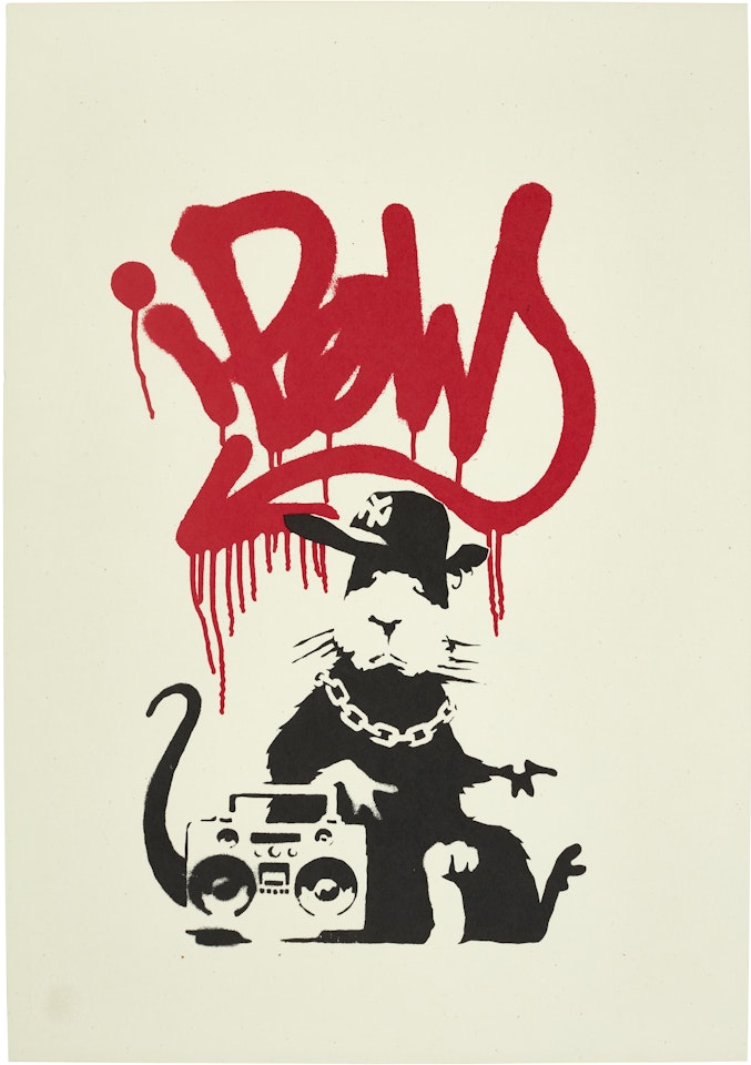 Gangsta Rat by Banksy