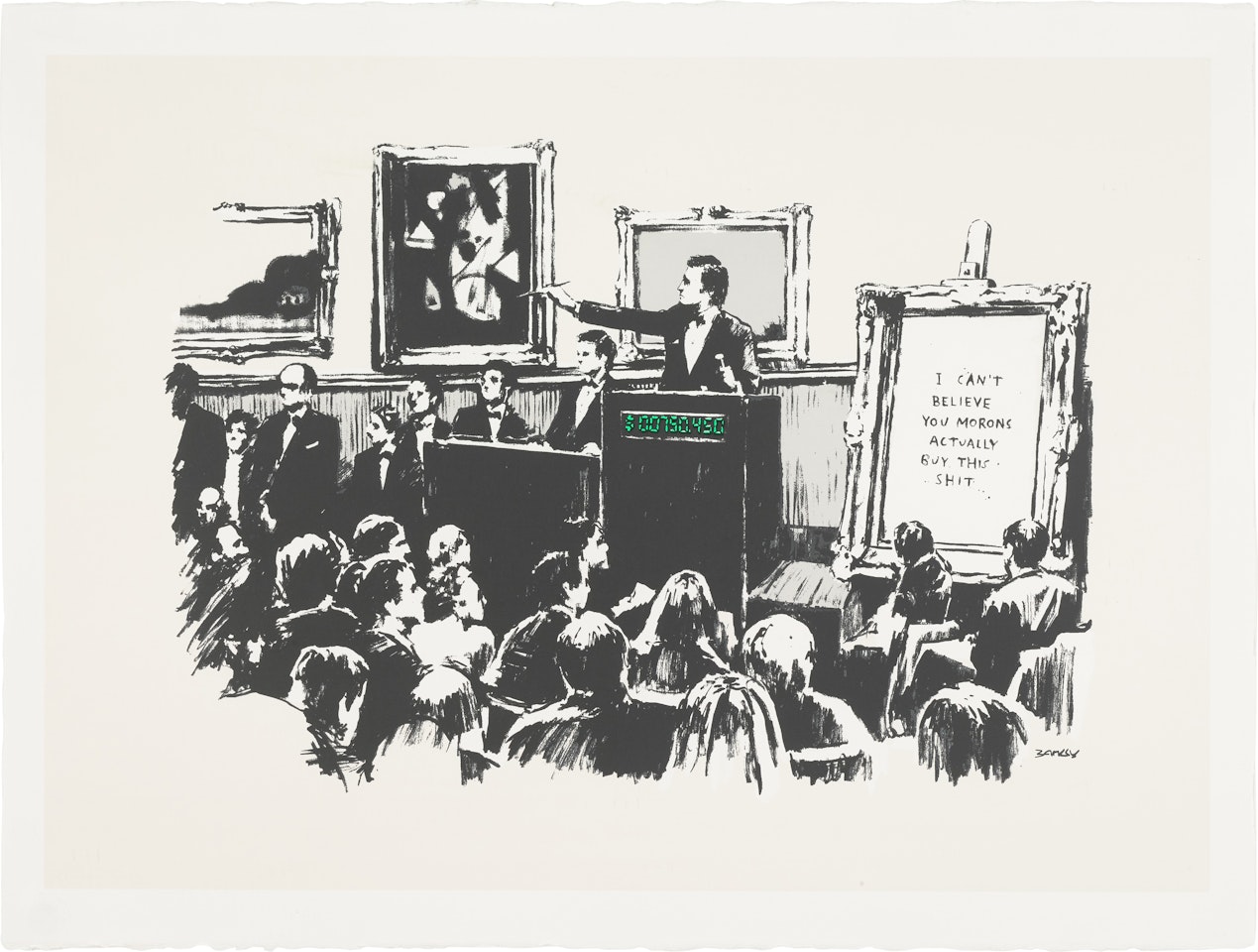Morons by Banksy