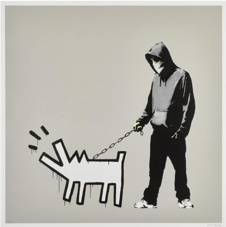 Choose Your Weapon - Grey by Banksy
