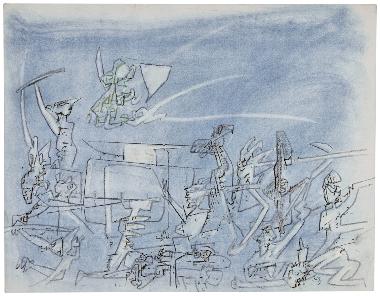 Untitled (D 85 / 29) by Roberto Matta