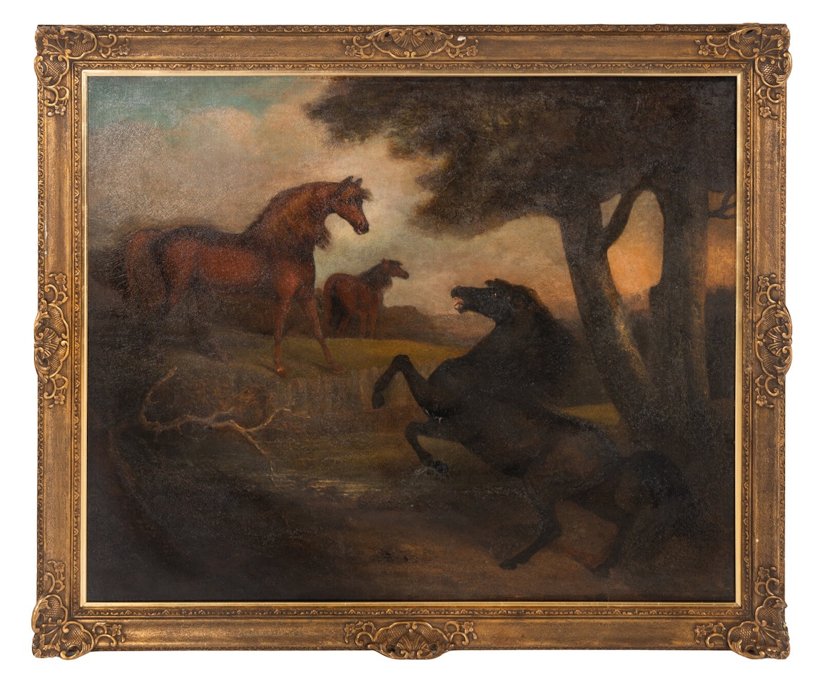 Group of Horses by English School