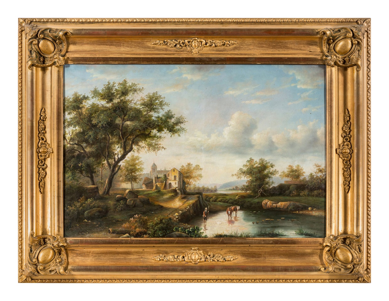 Pastoral Landscape by Continental School