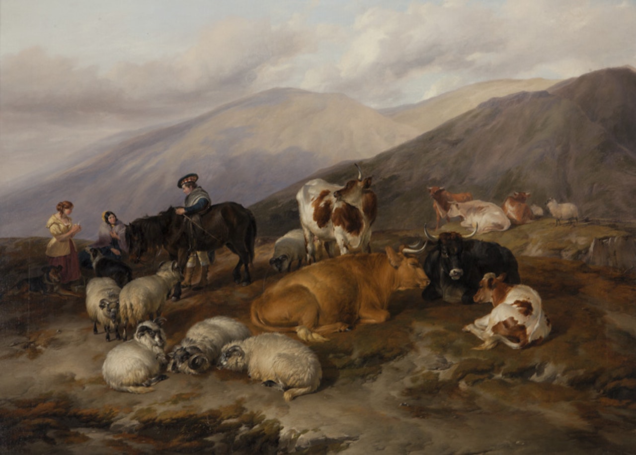 "In the Highlands" by Thomas Sidney Cooper