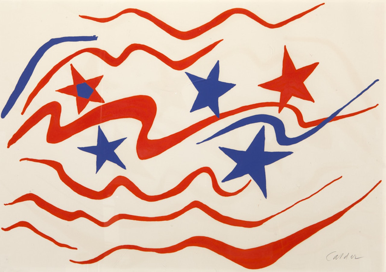 "Stars and Stripes (From Flying Colors)" by Alexander Calder