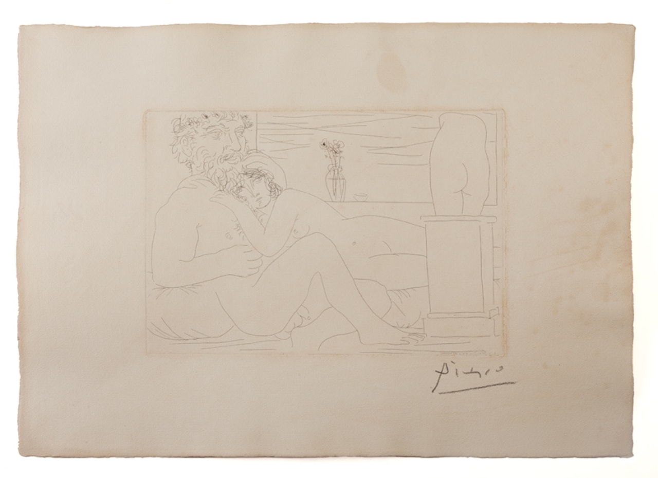 Sculptr s r p m anem & t by Pablo Picasso