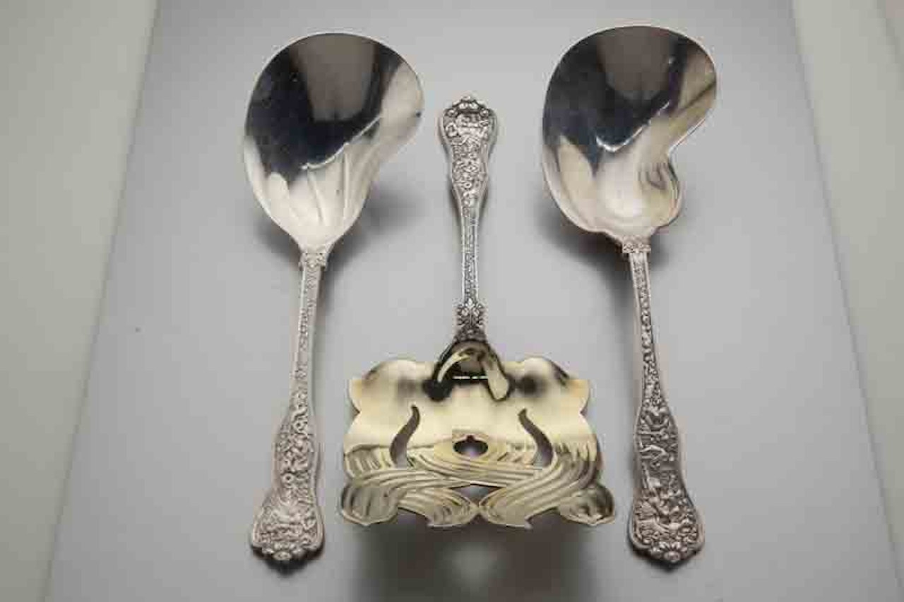 (3) Pcs. Tiffany & Co. Olympian sterling silver serving pieces by Tiffany & Co.