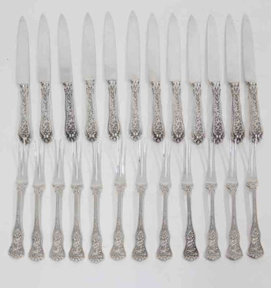 Olympian sterling silver fruit service by Tiffany & Co.