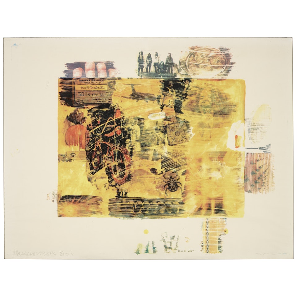 Yellow Body by Robert Rauschenberg