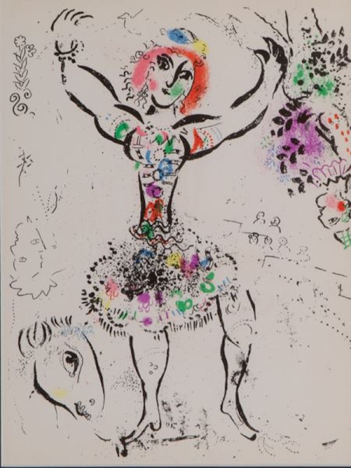 Female Juggler/La Jongleuse by Marc Chagall