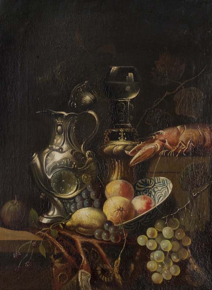 "Still Life-Fruit, Silver and Lobster" by Jan Davidsz de Heem
