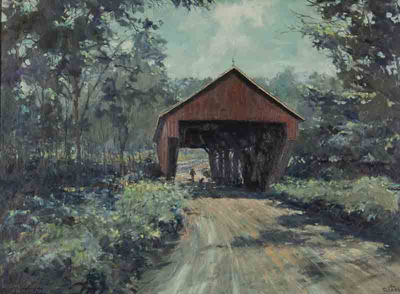 "Hammond Bridge, Pittsboro, VT" by Eric Sloane