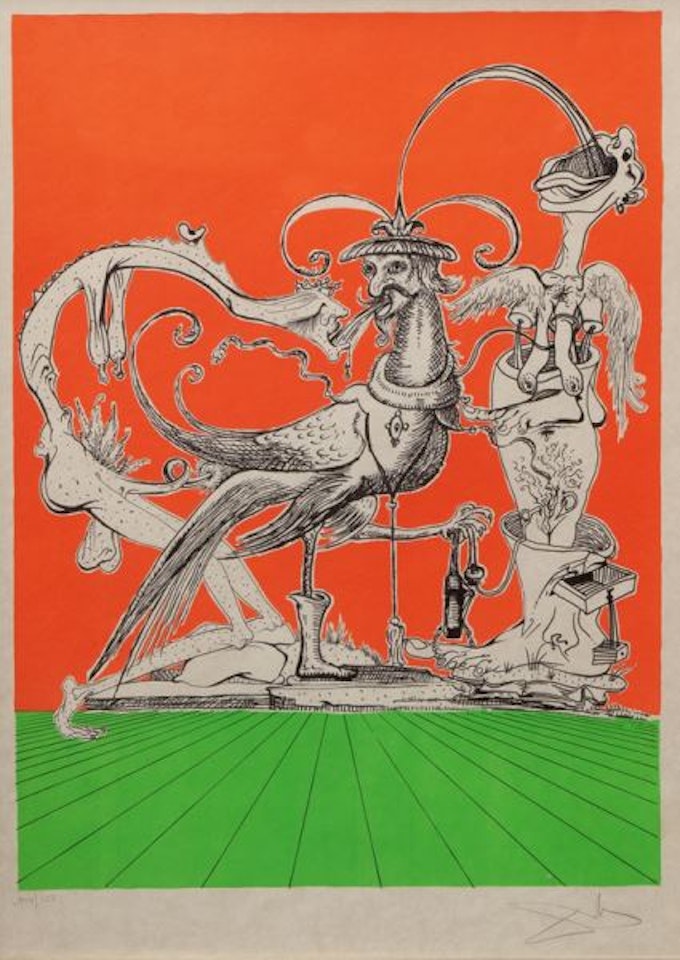 "Les Songes Plate H" by Salvador Dali