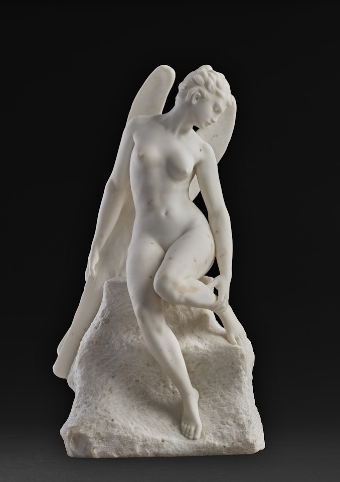 L"hirondelle blessée by Alfred Boucher