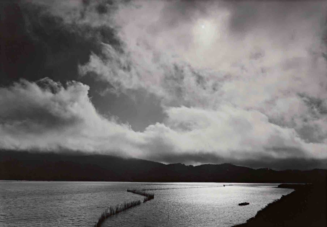 "Sun & Fog Tomales Bay, Ca." by Ansel Adams