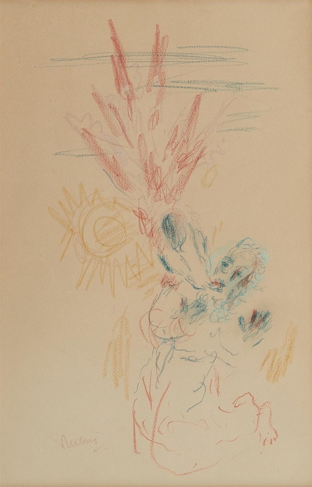 Jacob et l"Ange by Reuven Rubin