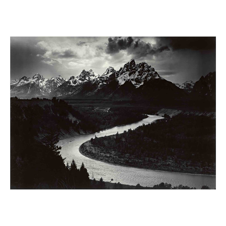 The Grand Tetons and the Snake River, Grand Teton National Park, Wyoming by Ansel Adams