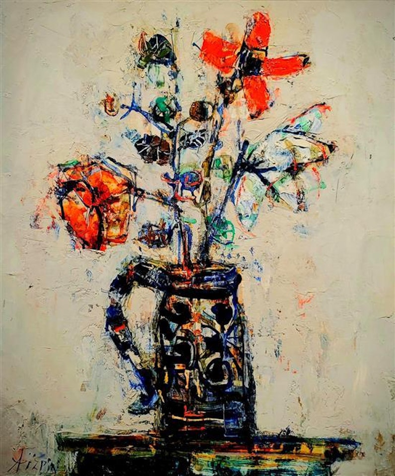 Still life of flowers by Paul Aizpiri