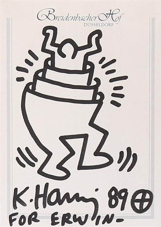 The man in the man by Keith Haring