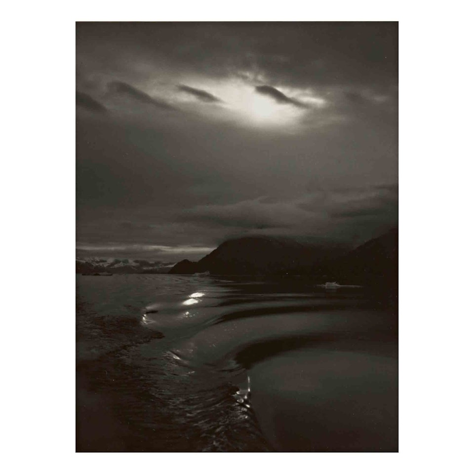 "Evening, Glacier Bay, Alaska" by Ansel Adams