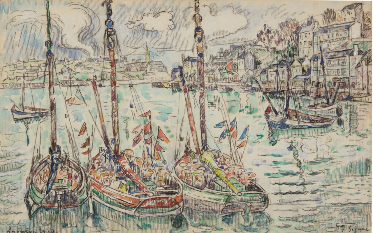 Audierne by Paul Signac