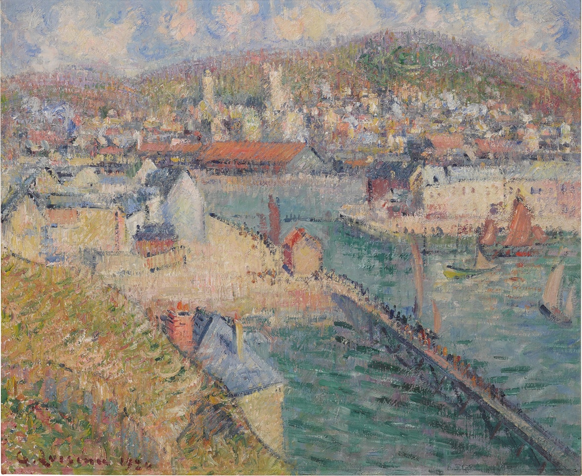 Port à Fécamp by Gustave Loiseau