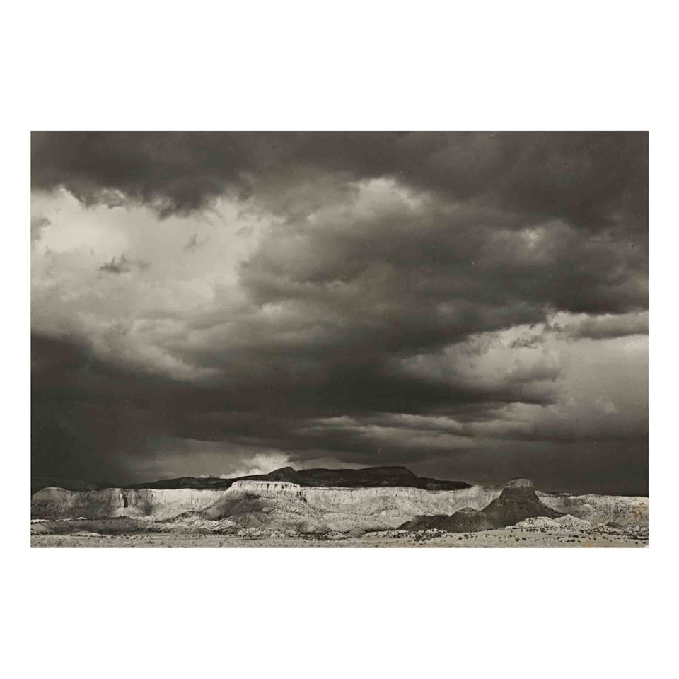 "Storm - Ghost Ranch, New Mexico" by Ansel Adams