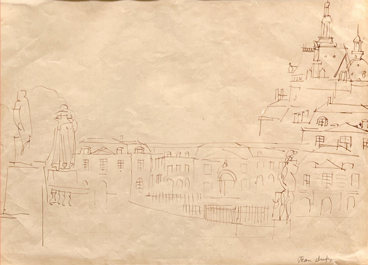 Street view by Jean Dufy