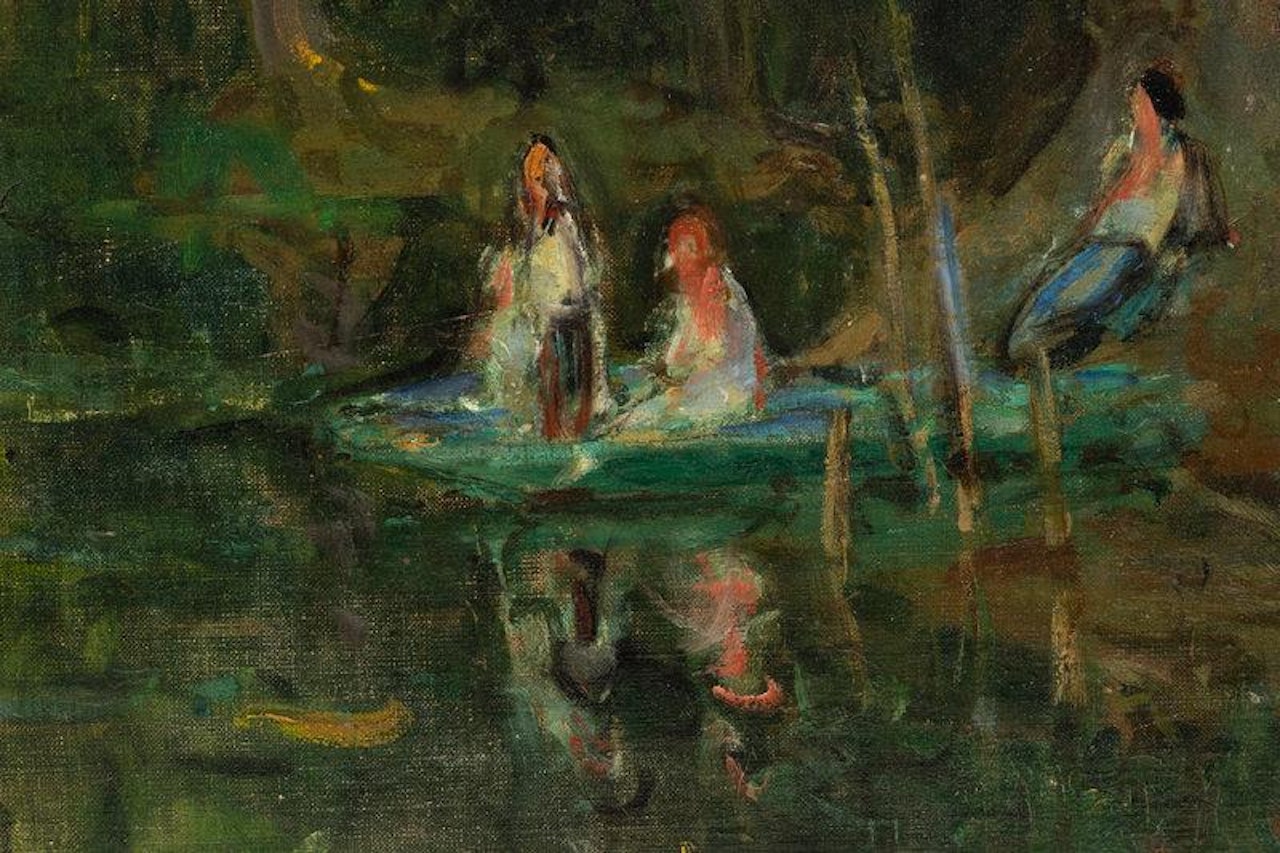 Le Bois de Boulogne by Pierre Eugène Montezin