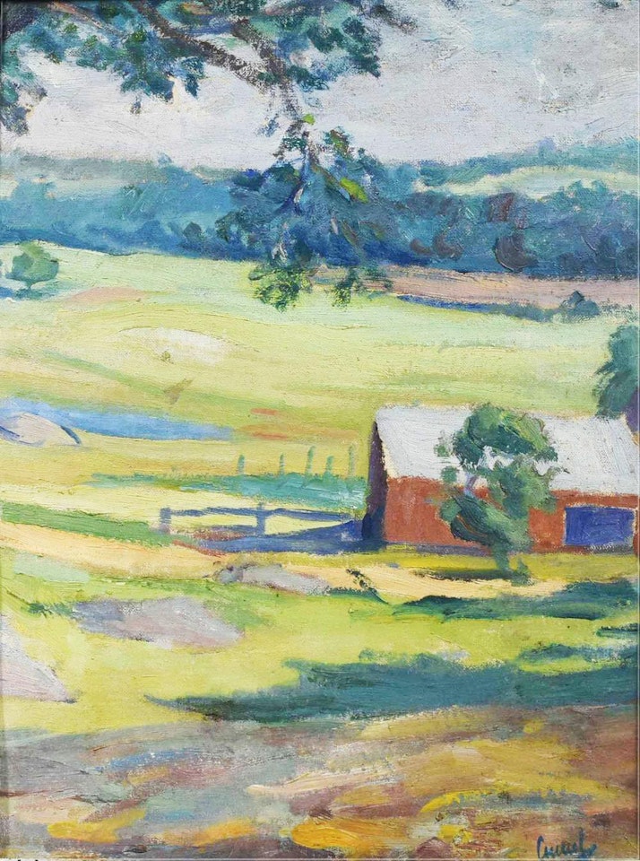 Farm Landscape by Edward Cucuel
