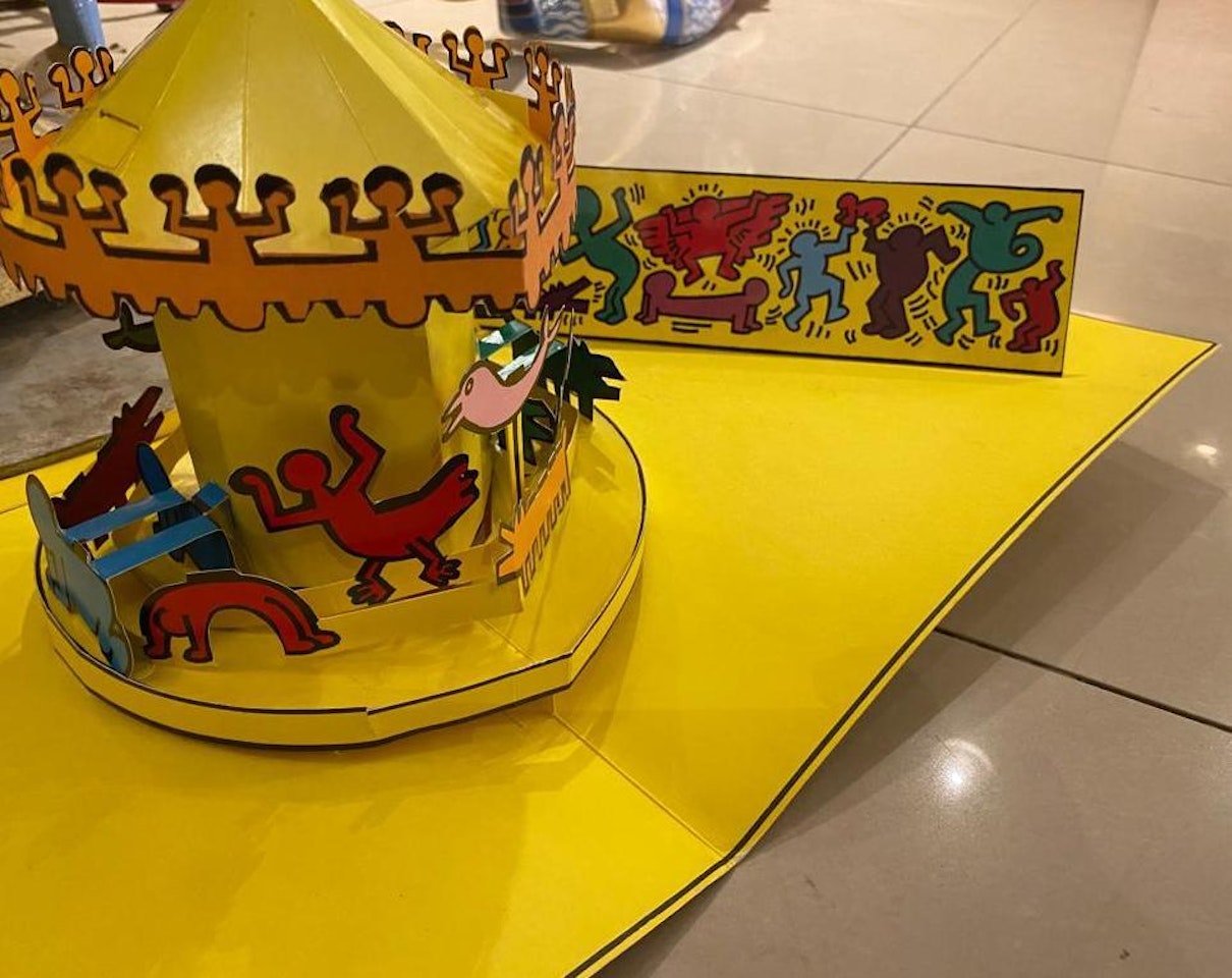 Two works of art. Luna Luna & Poetic Extravaganza by Keith Haring