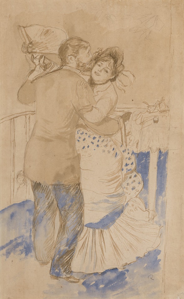 Étude pour "La Danse à la campagne" by Pierre-Auguste Renoir