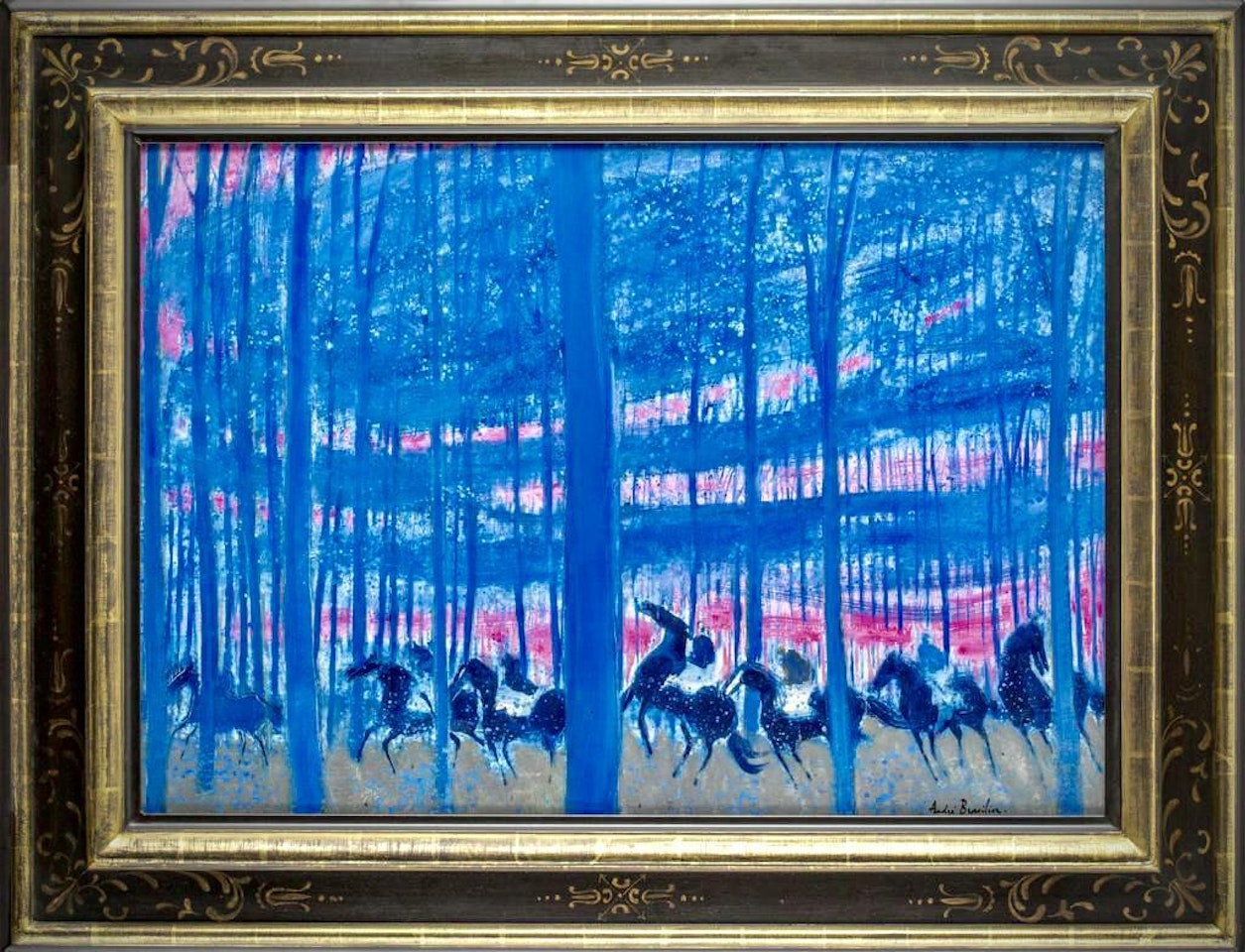 Parc au crיpuscule by André Brasilier