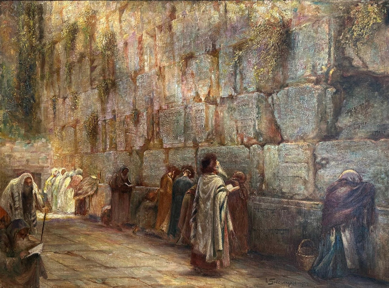 The western wall by Isaac Snowman