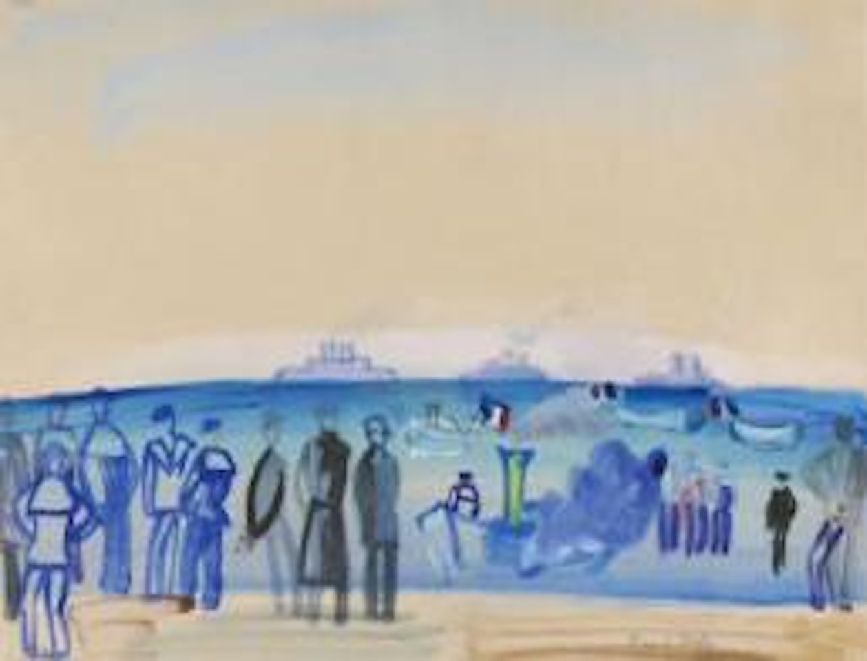 The frame at Golfe-Juan by Raoul Dufy