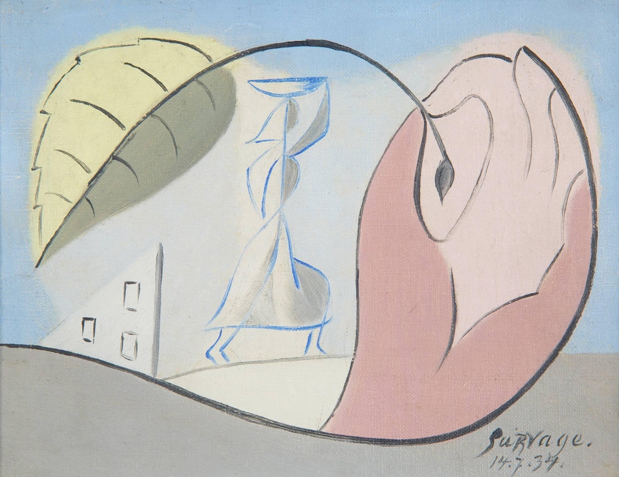 Le Tour a Pied by Leopold Survage