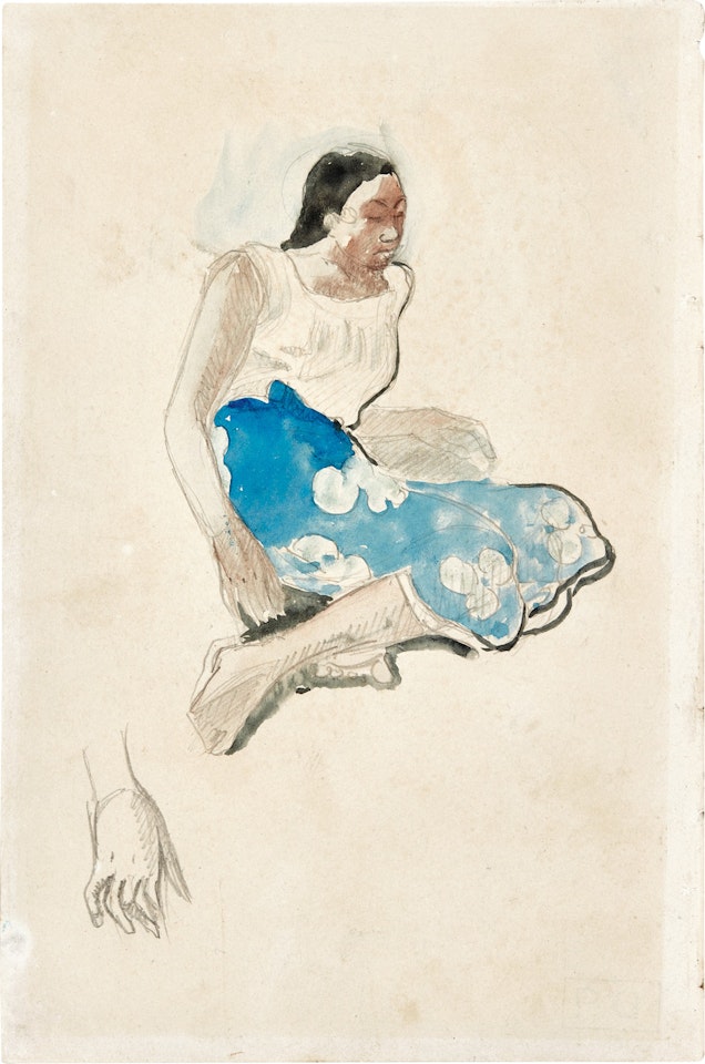 Tahitienne assise by Paul Gauguin