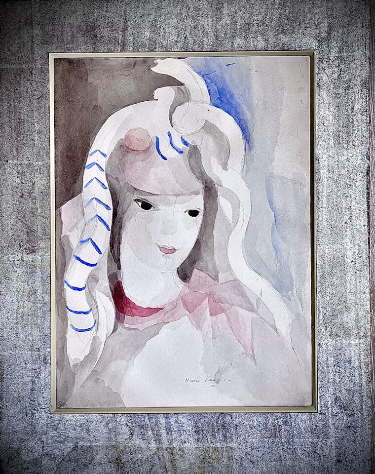 Portrait of a young girl by Marie Laurencin