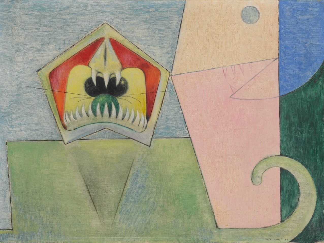 Chat baillant by Max Ernst