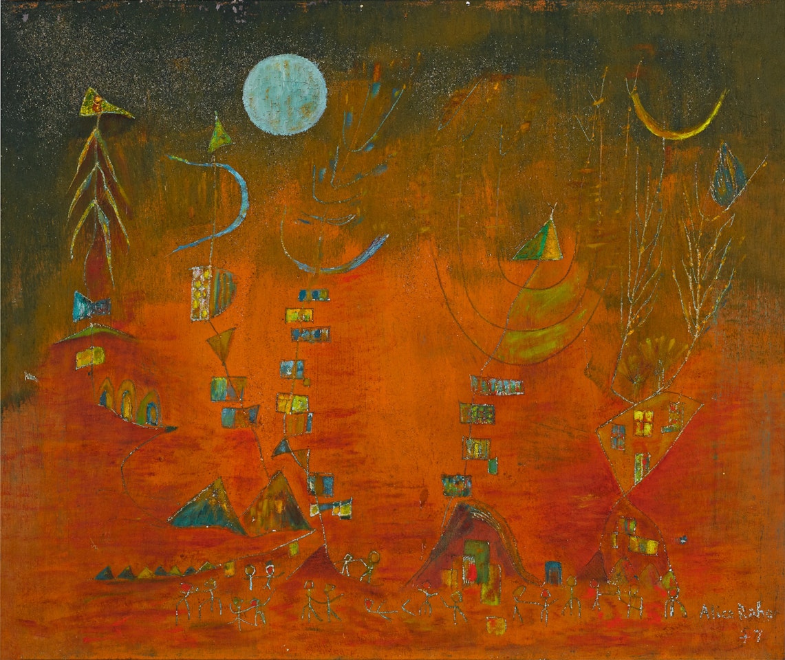 Los gnomos, Leprechauns by Alice Rahon