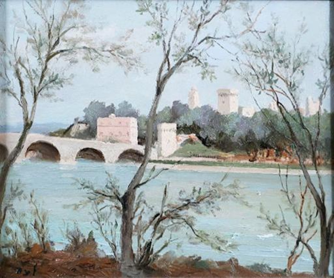 Le Pont d"Avignon by Marcel Dyf