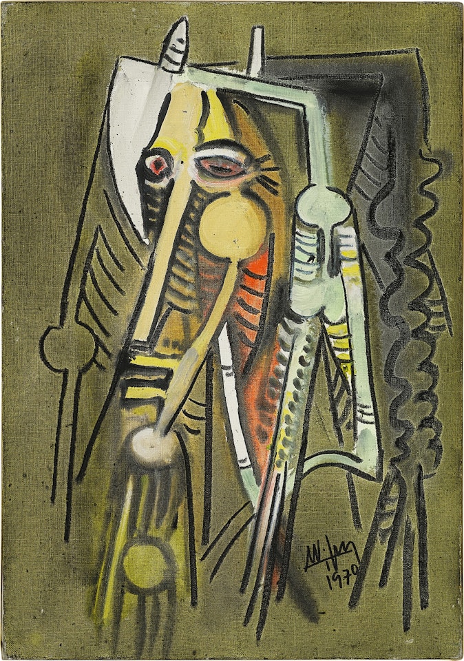 Composition fantastique by Wifredo Lam