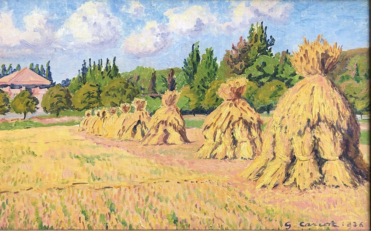 Les Meules by Gustave Cariot