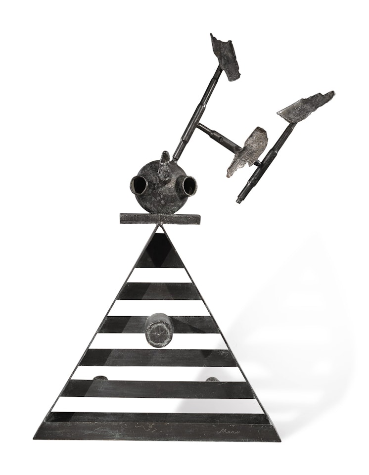 Personnage et oiseau by Joan Miró